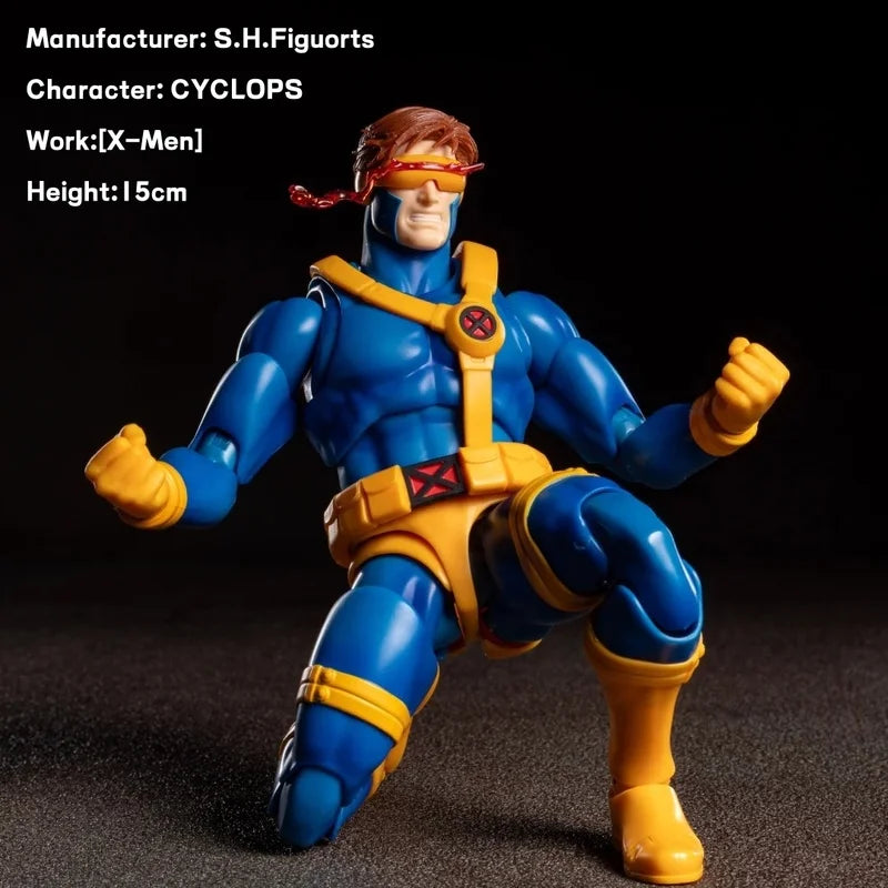In-Stock Genuine SHFiguarts X-Men Cyclops Gamerverse Action Figure Toys Pvc Model Collection Game Merchandise Surprise Gift