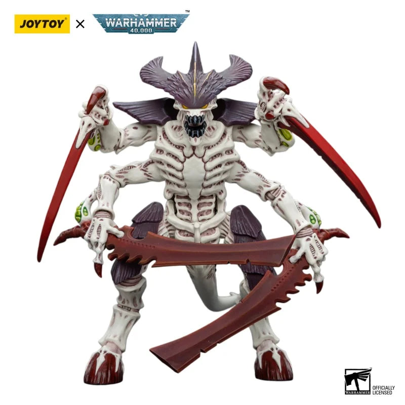 JOYTOY Warhammer 40000/40k Tyranids  Hive Fleet Leviathan Tyranid Warrior with Boneswords Action Figure Doll Model Decoration