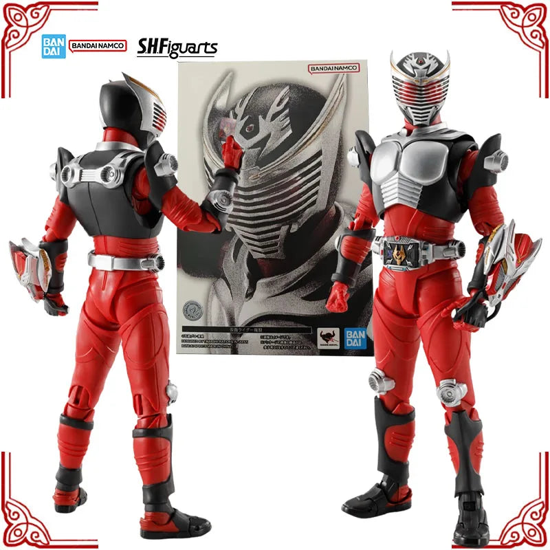 In Stock Genuine Bandai Kamen Rider Model Kit SHF Ryuki Anime Action Figure Collection Finished Model Boys Toys Birthday Gifts