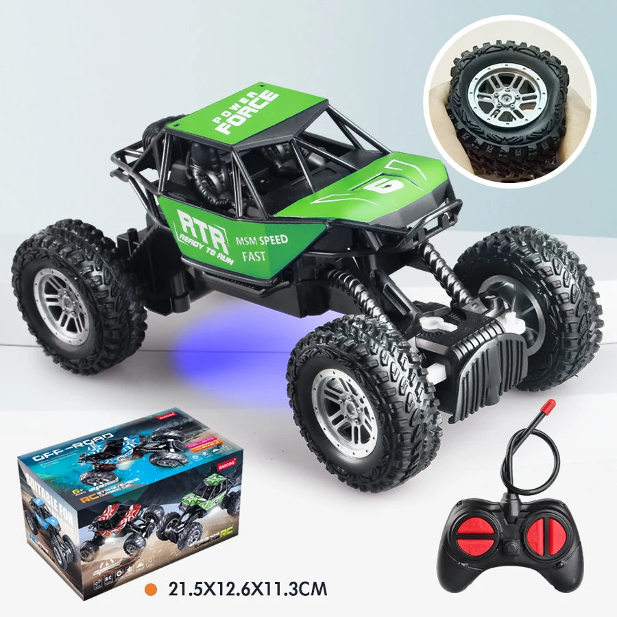 Remote control car off-road climbing outdoor beach vehicle kids model toy car for boys and girls gift