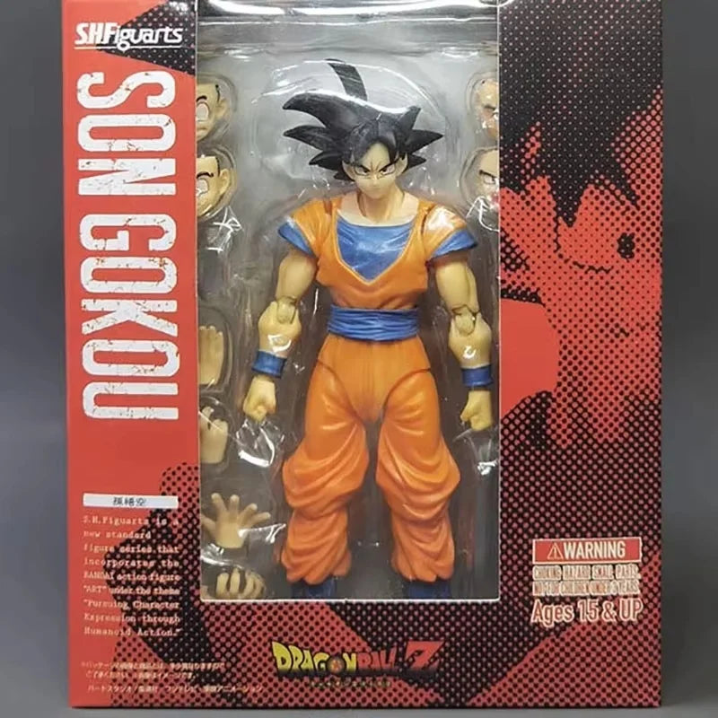 Son Goku Dragon Ball Z SH Figuarts Super Saiyan SHF Figurine Goku SSJ Action Figure Anime Peripheral Collection Model Toys Gifts