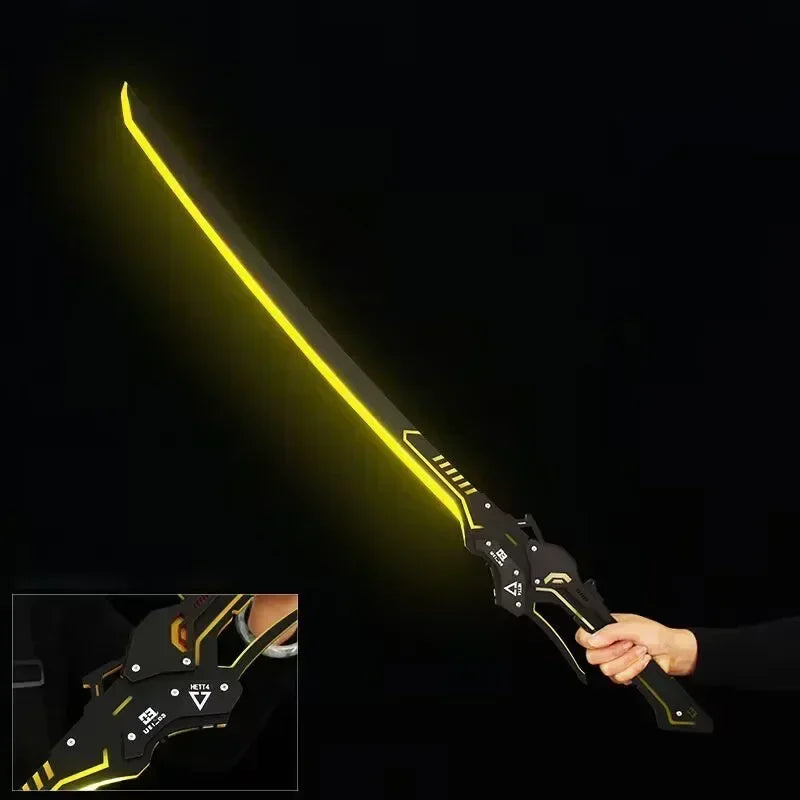 108cm/42.52in Cyberpunk Lightsaber Ghost Walker GRAY RAVEN Sirius Toy Katana Cosplay Display With Strap Game Peripheral Boy Gift