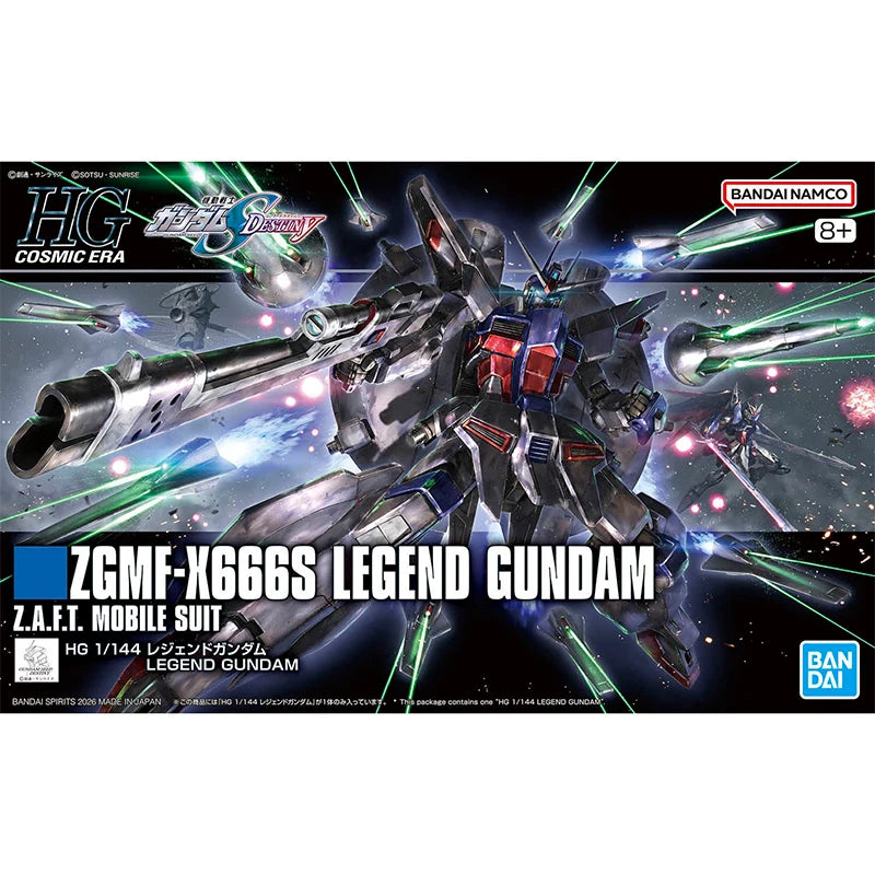 Original Bandai Gundam Kit HGCE Legend Anime Figure Gunpla Building Kit Gundam Collectibles Action Figures Toys For Boys Gift