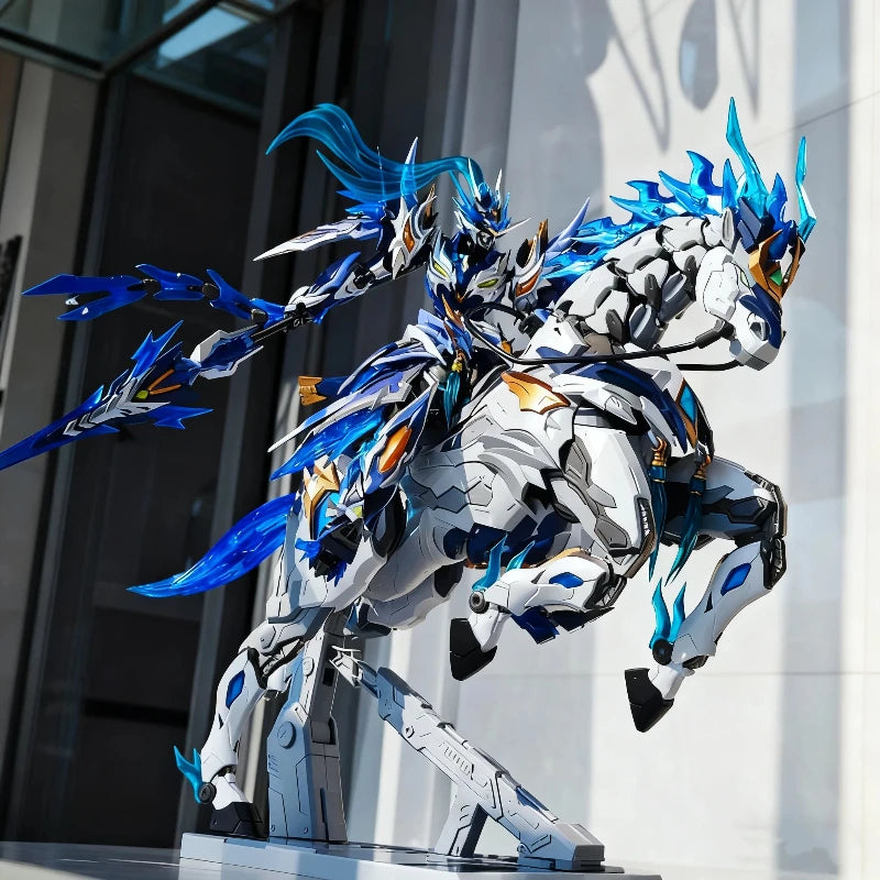 Legend Of Star General 1/10 Zhao Yun Assembly Model Kit Action Figures With Mount Alloy Skeleton Mecha Toy Deco Collectible Gift