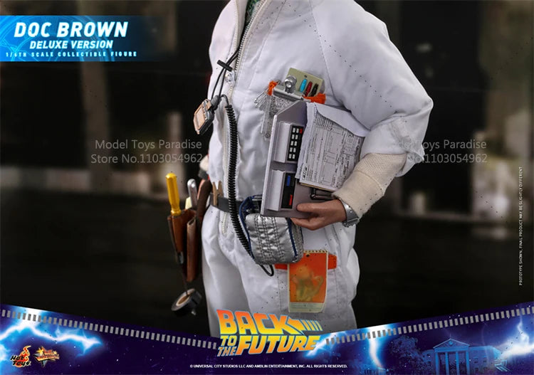 HotToys HT MMS610 1/6 Collectible Toys Dr. Emmett Back To The Future Men Soldier Full Set 12'' Action Figure Model Fans Gifts