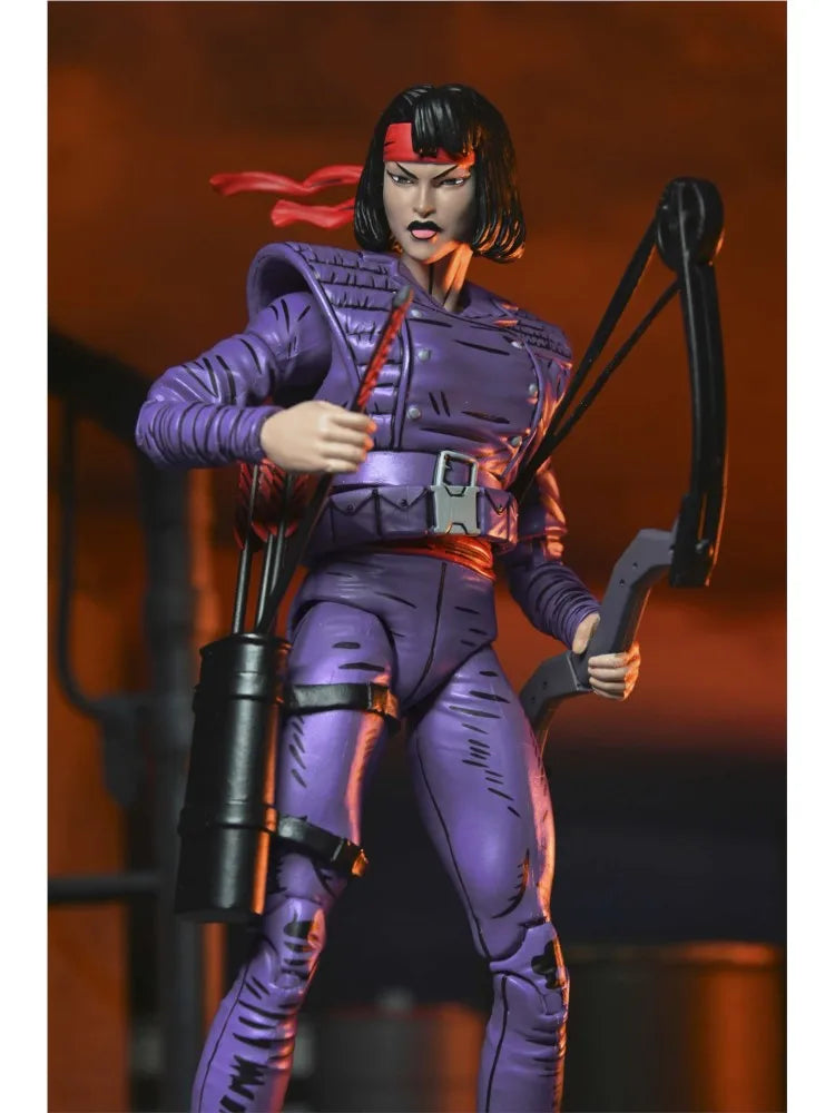 NECA 54599 Teenage Mutant Ninja Turtles (Mirage Comics) Action Figure Karai Mercenary 18 cm Gift Original Model Doll Toys TMNT