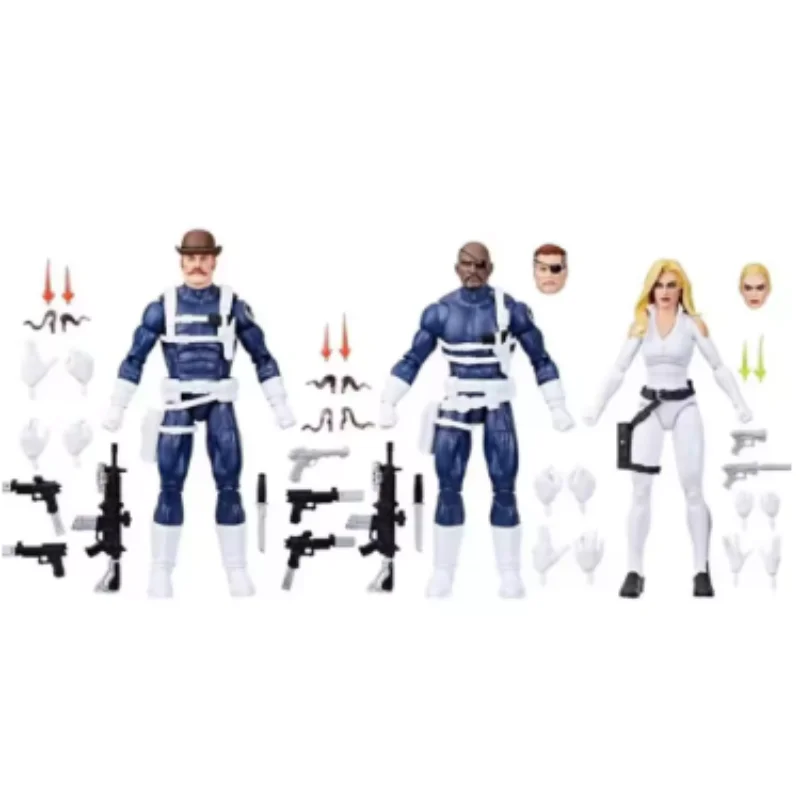 Marvel Legends S.H.I.E.L.D. Nick Fury Dugan Natasha Romanoff Action Figure Room Decora Figurine Collection Model Toy Gifts