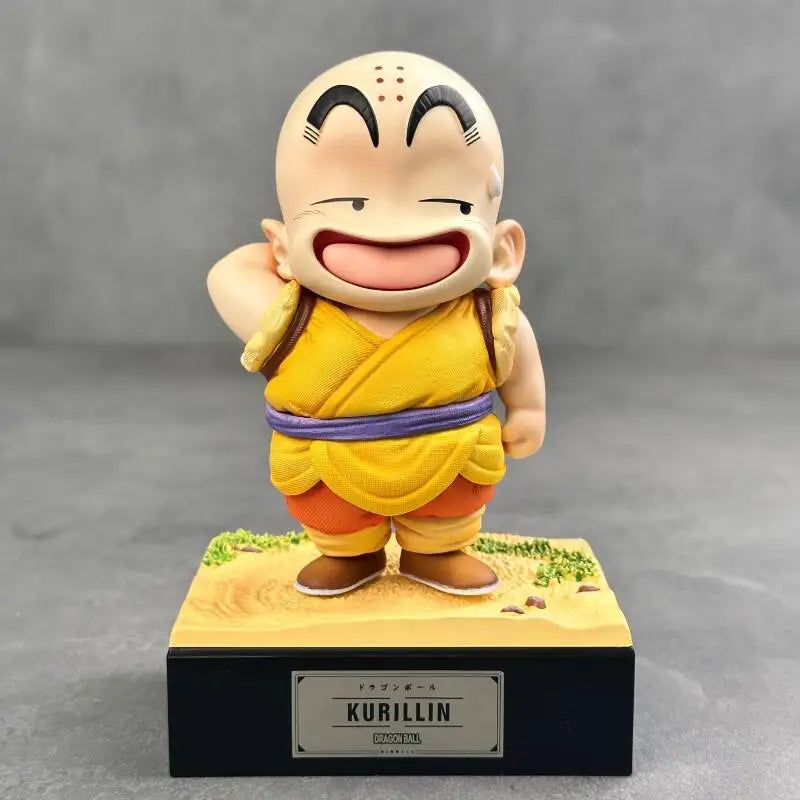 14cm Dragon Ball Figure Son Goku Figures Krillin Figurine Anime Action Collection System Desktop Ornaments Holiday gift toys