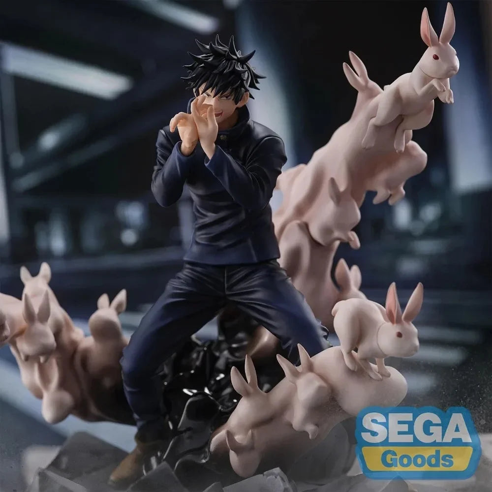 In stock Original Genuine SEGA Jujutsu Kaisen 19cm Fushiguro Megumi Statue Anime Figurine PVC Model Doll Collection Toy Gift