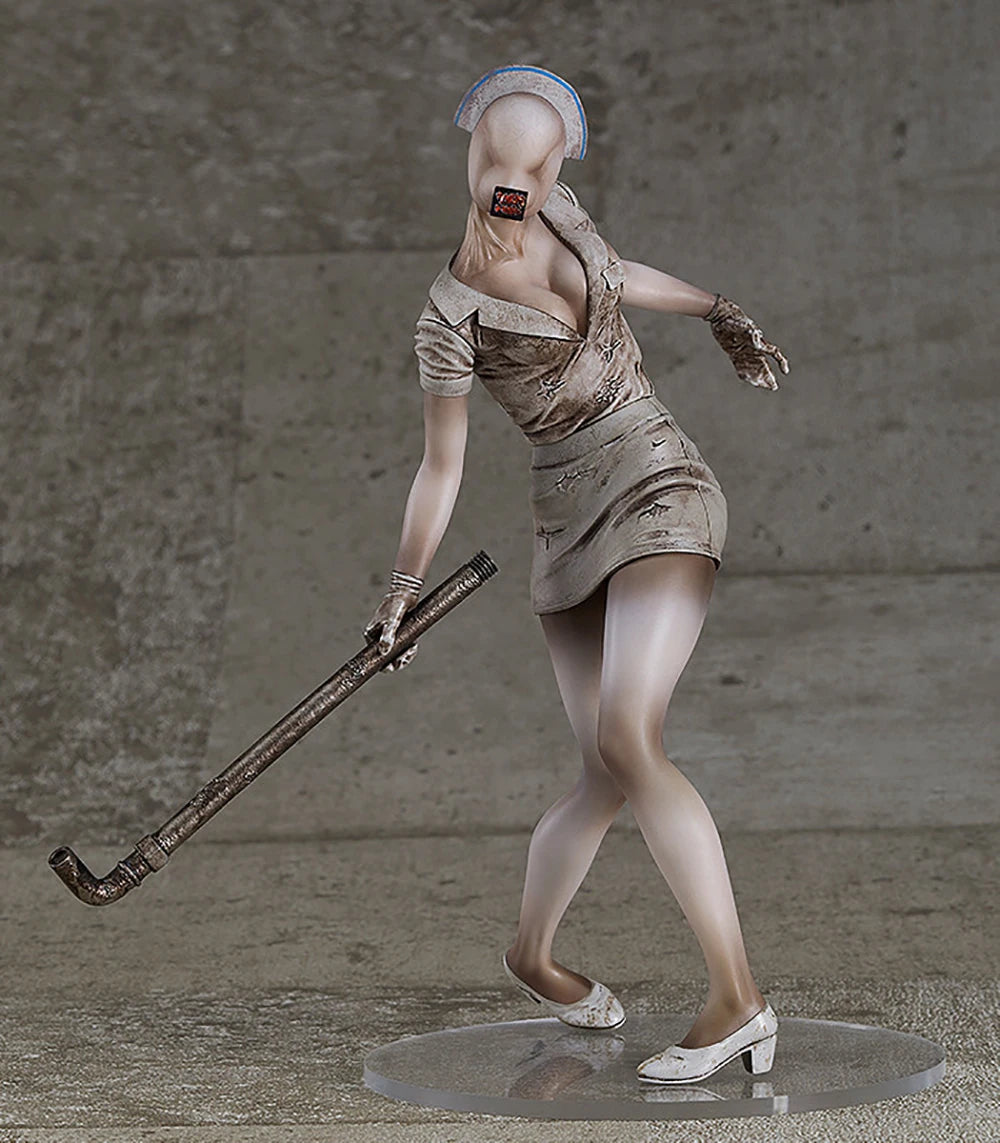 100% Original in Stock Good Smile Company Pop Up Parade Silent Hill 2 Bubble Head Nurse Anime Figure Action Figure Birthday Gift