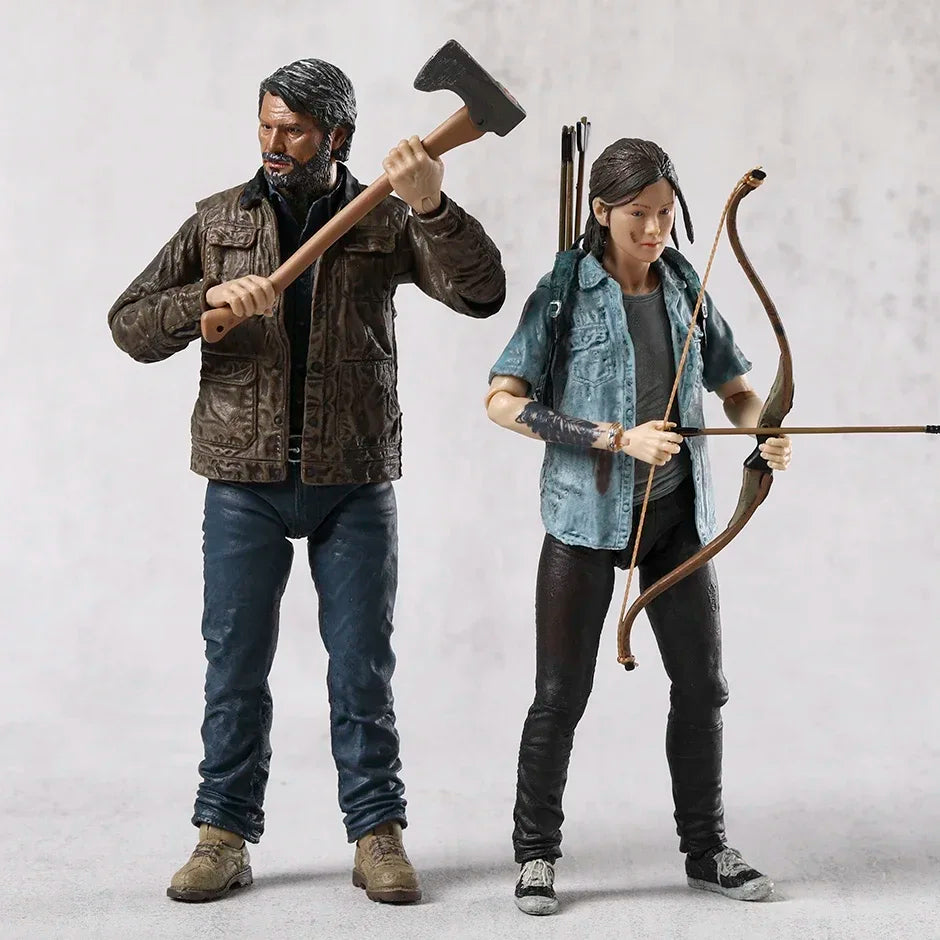 NECA The Last of Us 2: Ultimate Joel and Ellie Action Figure Model Toy Gift For Collection 2-Pack
