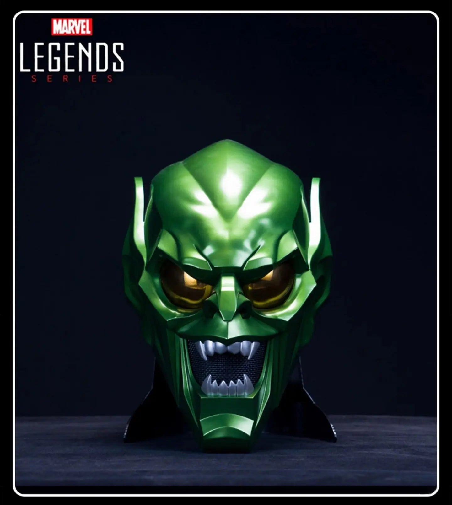 Hasbro Marvel Legends Series Spider-Man: No Way Home Green Goblin Helmet Cosplay Premium Collectible Role Play Prop