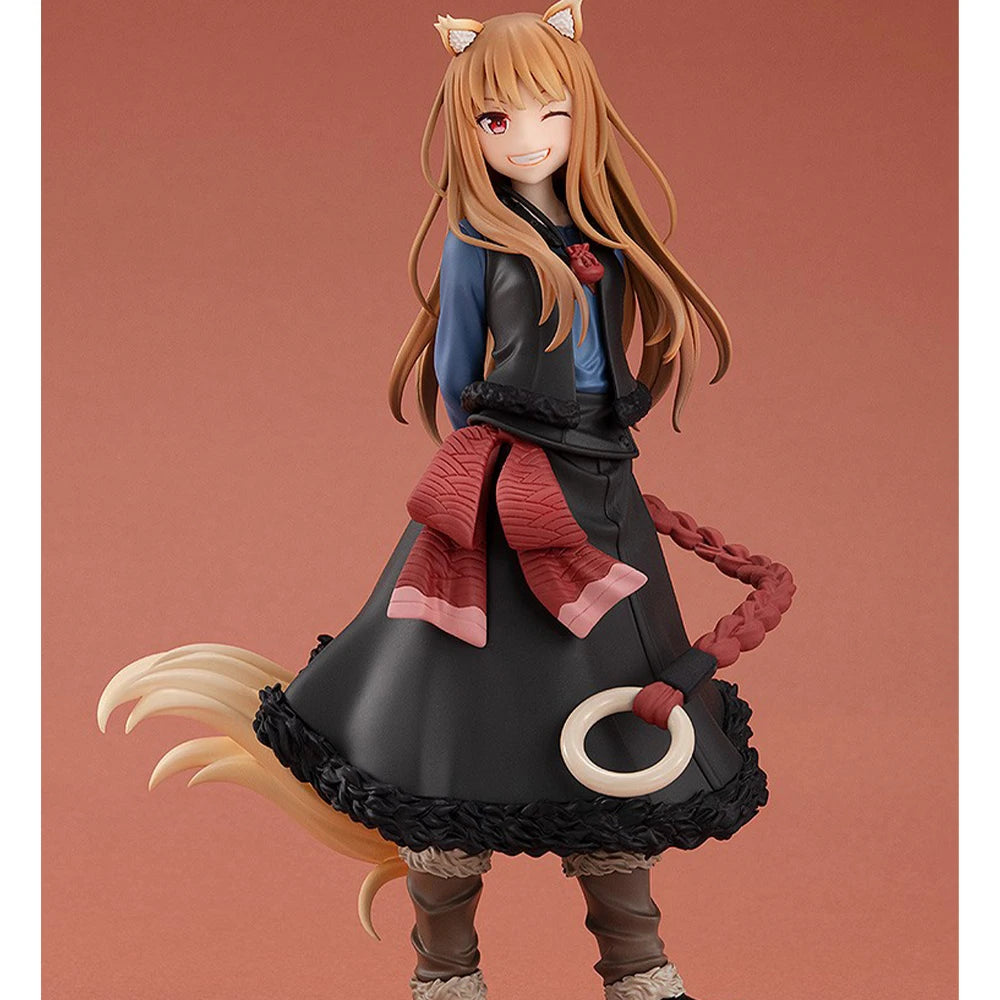 Aixlan Spice and Wolf Figur Holo Wink 17 cm Wolf Tail Girl PVC Actionfigur Amine Geburtstagsgeschenk Sammlerfigur