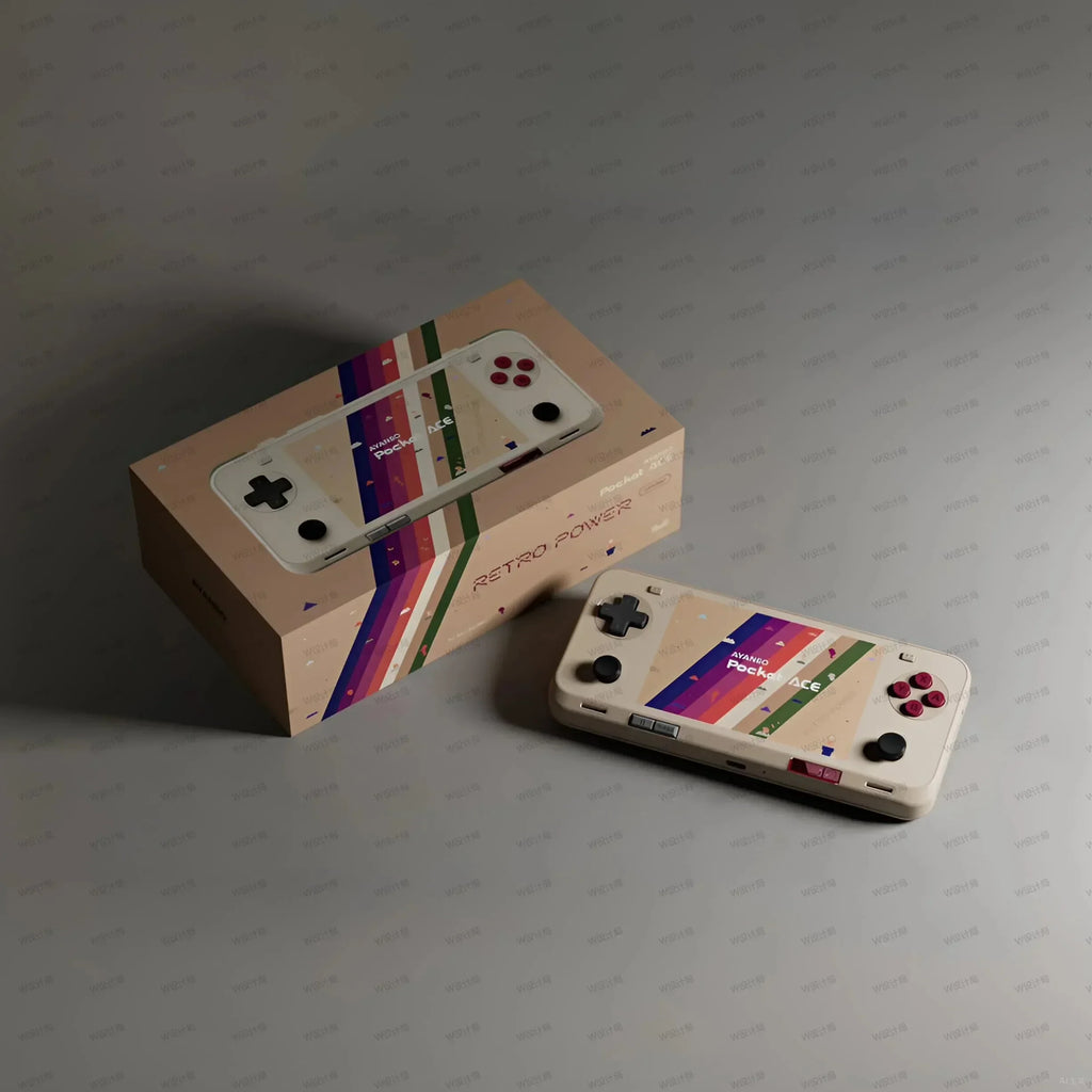 AYANEO Pocket ACE Game Console G3X Gen2 Long battery life 4.5-inch HD LCD screen Android Handheld Game Accessories Gifts