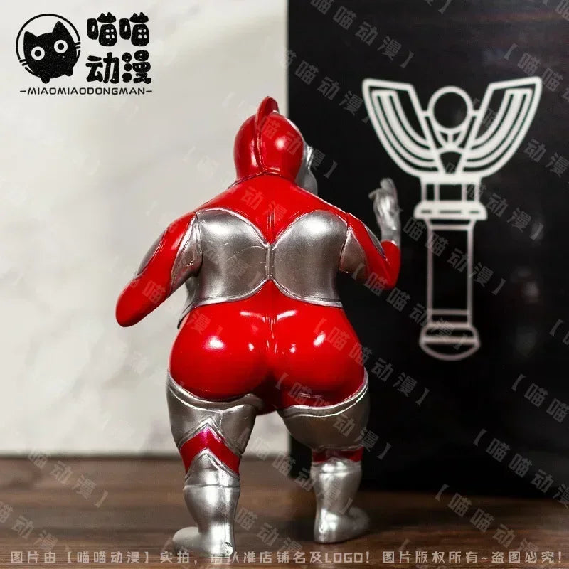 18cm U-Ultramans Anime Gk Ultraman Obesity Kawaii PVC Model Toy Doll Funny Handmade Cosplay room Decoration kids Birthday Gift