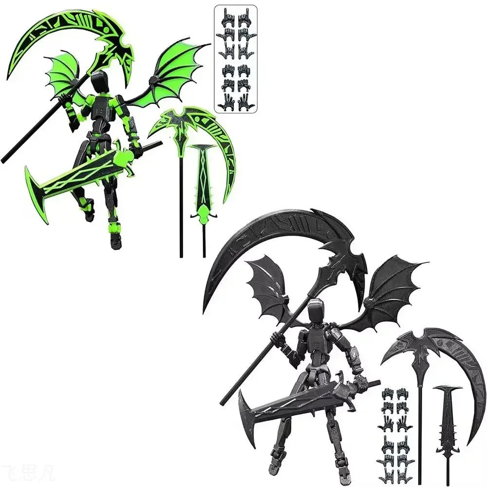 3D Printed Robot Desktop Decoration 13 Action Figure Shapeshift Robot Multi-Jointed Action Figures Upgraded Movable Robot Dummy