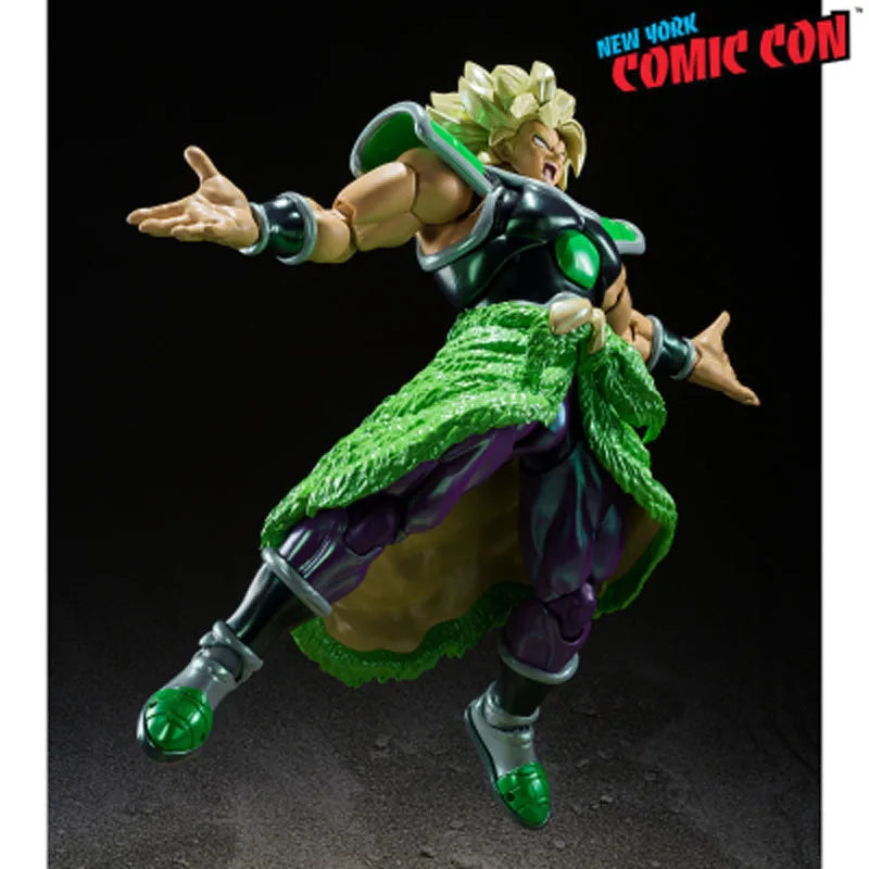 High-end BANDAI S.H.Figuarts Anime Figure Dragon Ball Super: Broly - Super Saiyan Broly - Exhibition Limited Edition - 190mm
