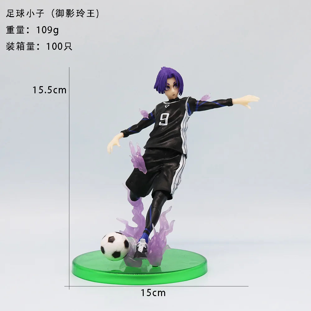 15.5CM аниме BLUE LOCK Mikage Reo Figure Forward Weapon Series Toy Doll Action Figure Nagi Seishi Bachira Meguru Figure Model