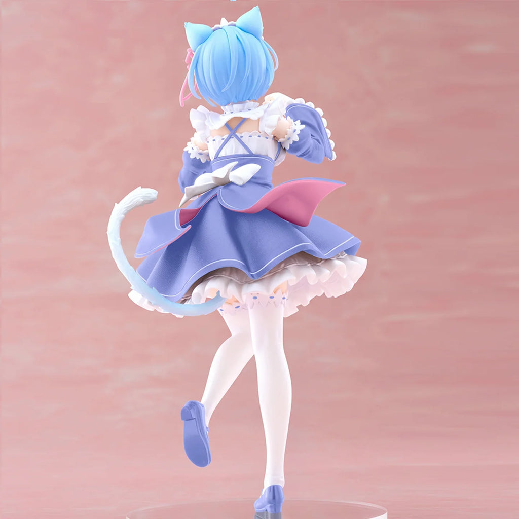 Original Genuine TAITO Re: Zero Starting Life in Another World 18cm Rem New Outfit Version Anime Cute Kawaii Figure Toy Doll
