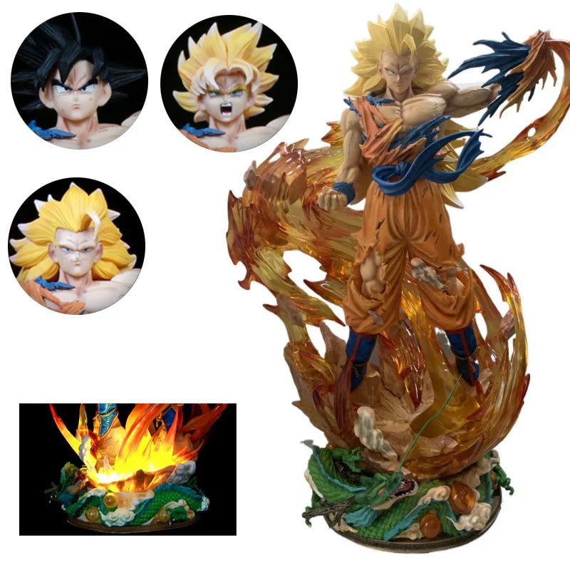 Last Sleep Studio Dragon Ball Z Vegetto SSJ3 Figure Dragonball Figurine Anime Model GK Bejitto Statue Collection Toy DBZfigma