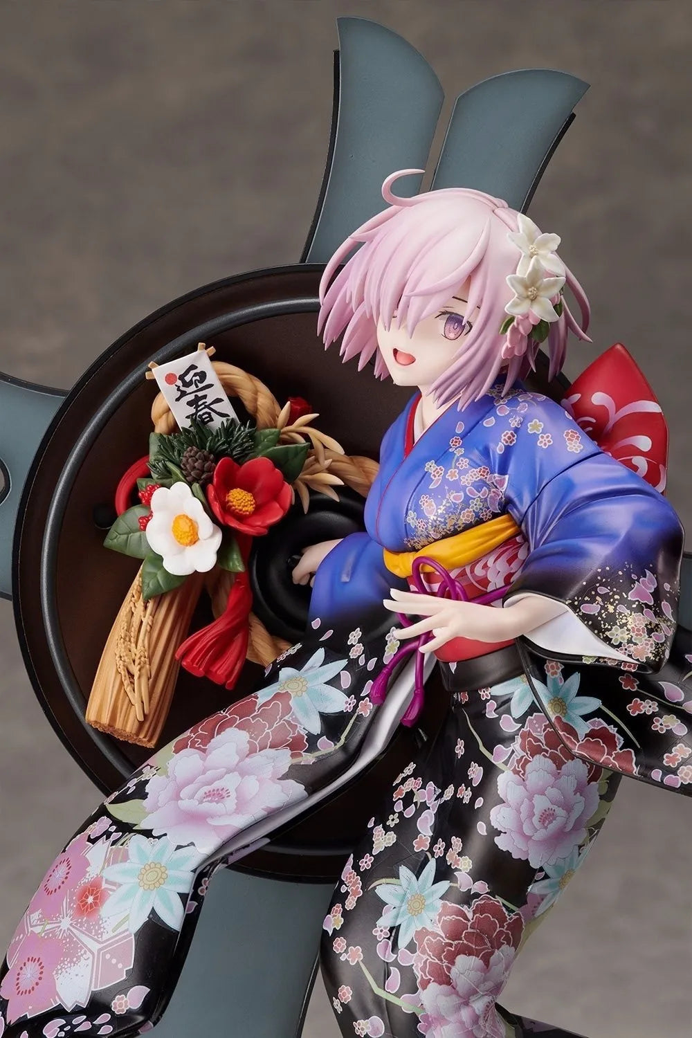 27cm Fate Grand Order Mash Kyrielight New Year Ver. Game Girl Figure Model Statue Boy Collection Desktop Decoration Ornament Toy