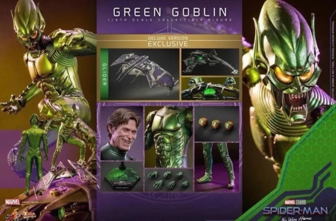 In Stock Hot Toys Spider-Man: No Way Home Green Goblin MMS630 1/6 Scale Collectible Figure Gift