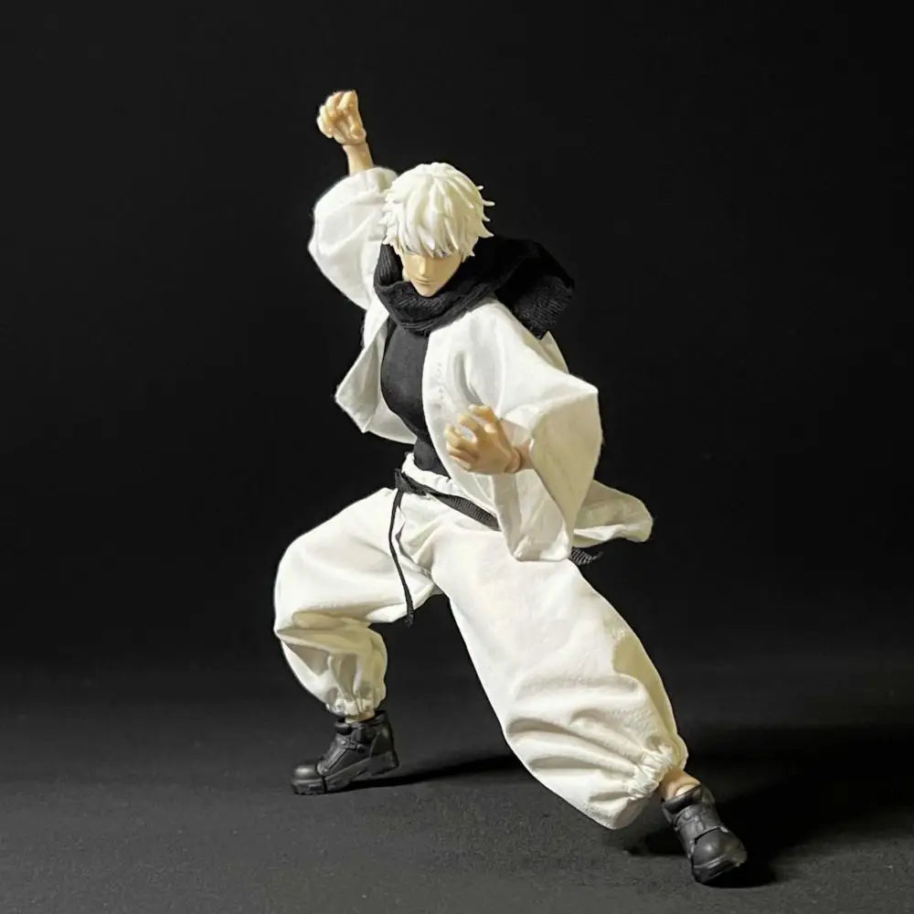 Jujutsu Kaisen Anime Shinjuku Battle Satoru Gojo Shf Handmade Clothes Clothing Is Suitable for 1/12 Size Movable Humanoid Toys