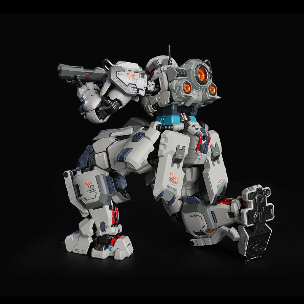 MOSHOW 1/100 Fox Hound II 20cm Butcher Type 2 Action Figures Military-Style Robot Model Toy With Display Base Desk Deco Boy Gift