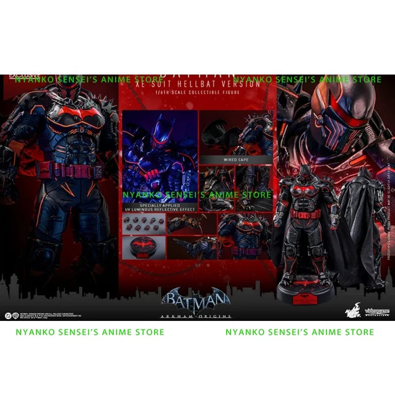 In Stock Hot Toys Batman Batman (Thermal Version Hellbat Armor) 1:6 Scale 33cm Collectible Action Figure Anime Model Toy Doll