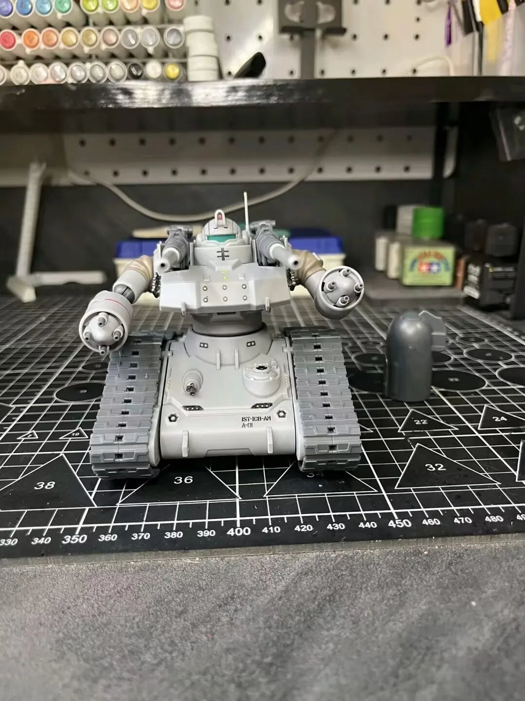 In Stock GB Model HG GTO 1/144 RTX-65 Early Type Guntank  Assembly Model Kits Anime Action Figure Robot Plastic Model Gift Toys