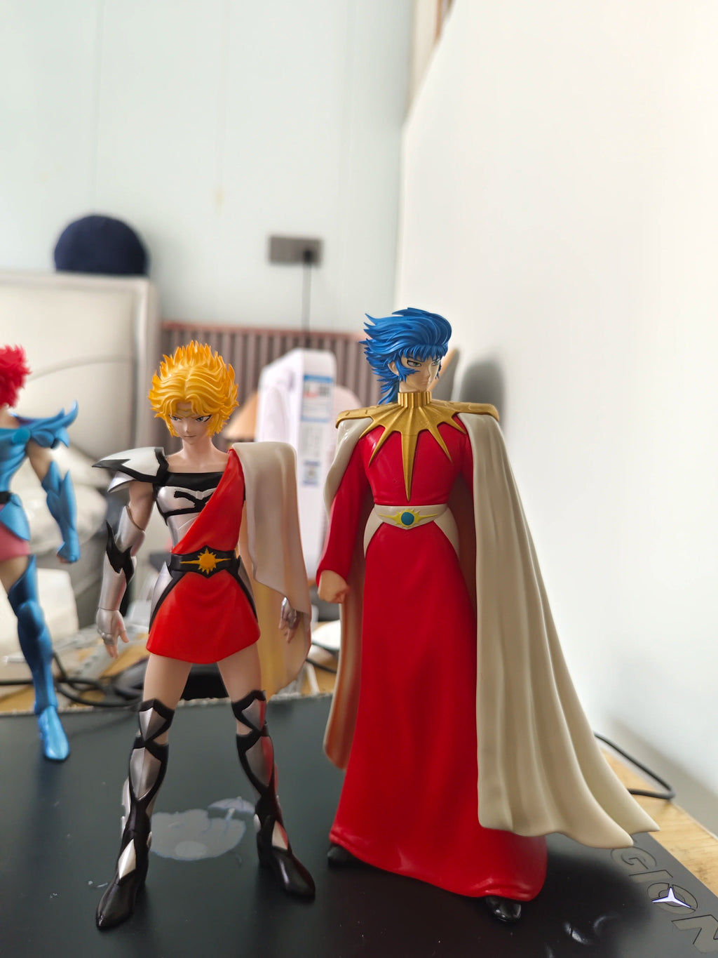 Saint Seiya Abel & His Corona Saints Resin Statue Model - Altar Ashlesha, Coma Berenice, Lynx Jaoh Figures