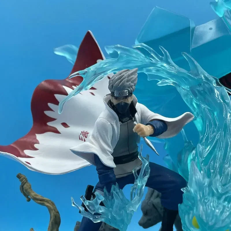 Naruto Anime Figur GK Hatake Kakashi 22cm Actionfigur PVC Zeichentrickfiguren Desktop Ornamente Freunde Geburtstagsgeschenke Spielzeug