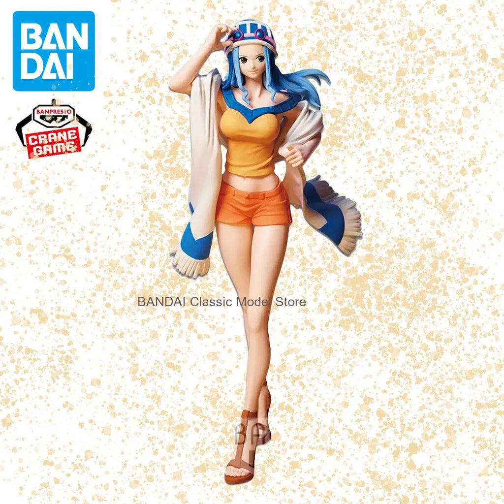 In Stock Bandai Original One Piece Banpresto Nefertari D Vivi 100% Genuine Holiday Gifts Figurine Model Ornaments Statue Anime