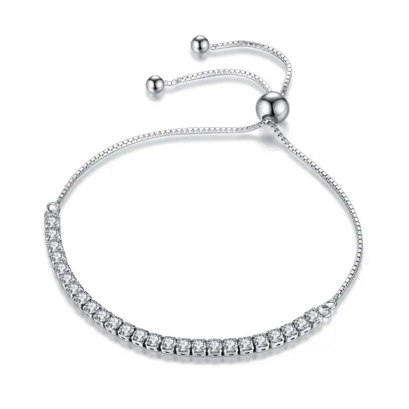 Massives 18K 14K Gold Moissanite Tennisarmband für Damen D VVS1 rundes 925 Sterling Silber Luxusarmband zur Verlobung