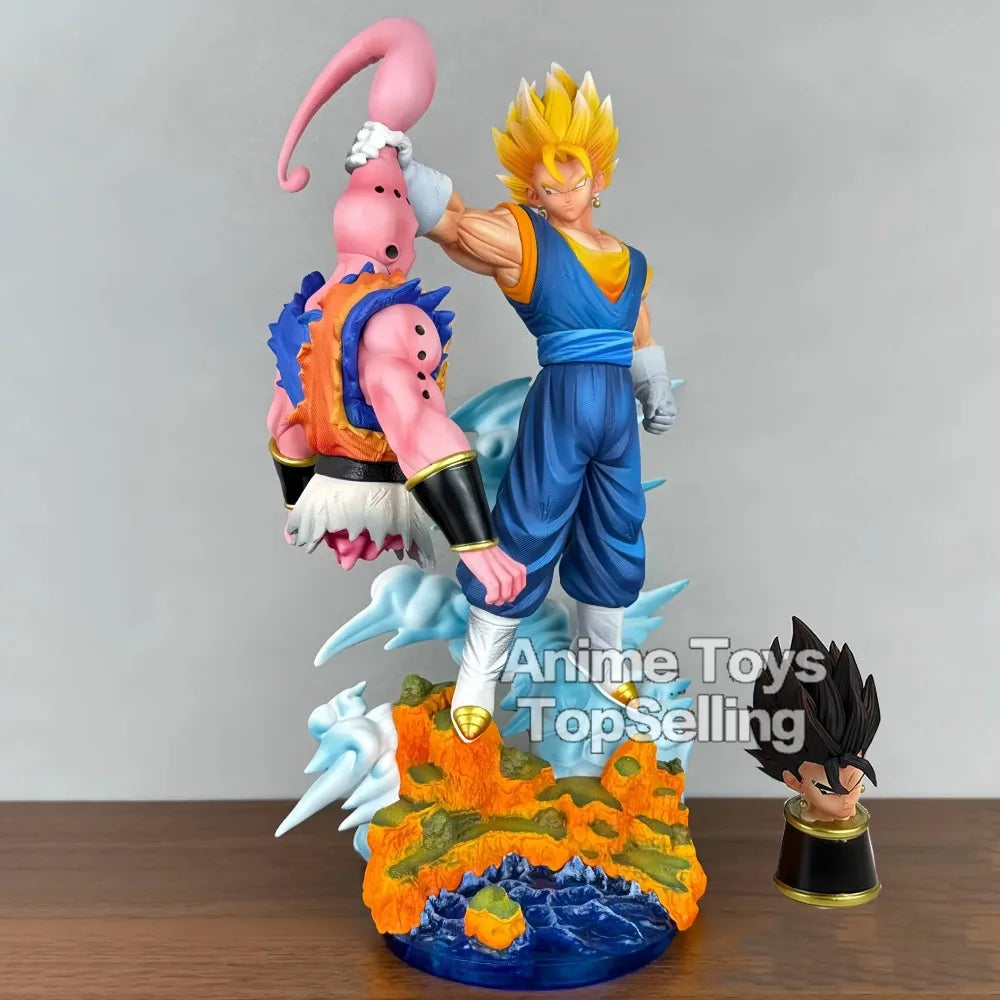 32 cm VegettoVsBuu Modell Dragon Ball Actionfigur Super Saiyan Goku Vegeta PVC Statue Puppensammlung Desktop Kinderspielzeug Geschenke