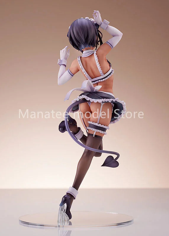 AmiAmi x AMAKUNI Original Dai Kasshoku Jidai Saki 1/6 PVC Action Figure Anime Model Toys Collection Doll Gift