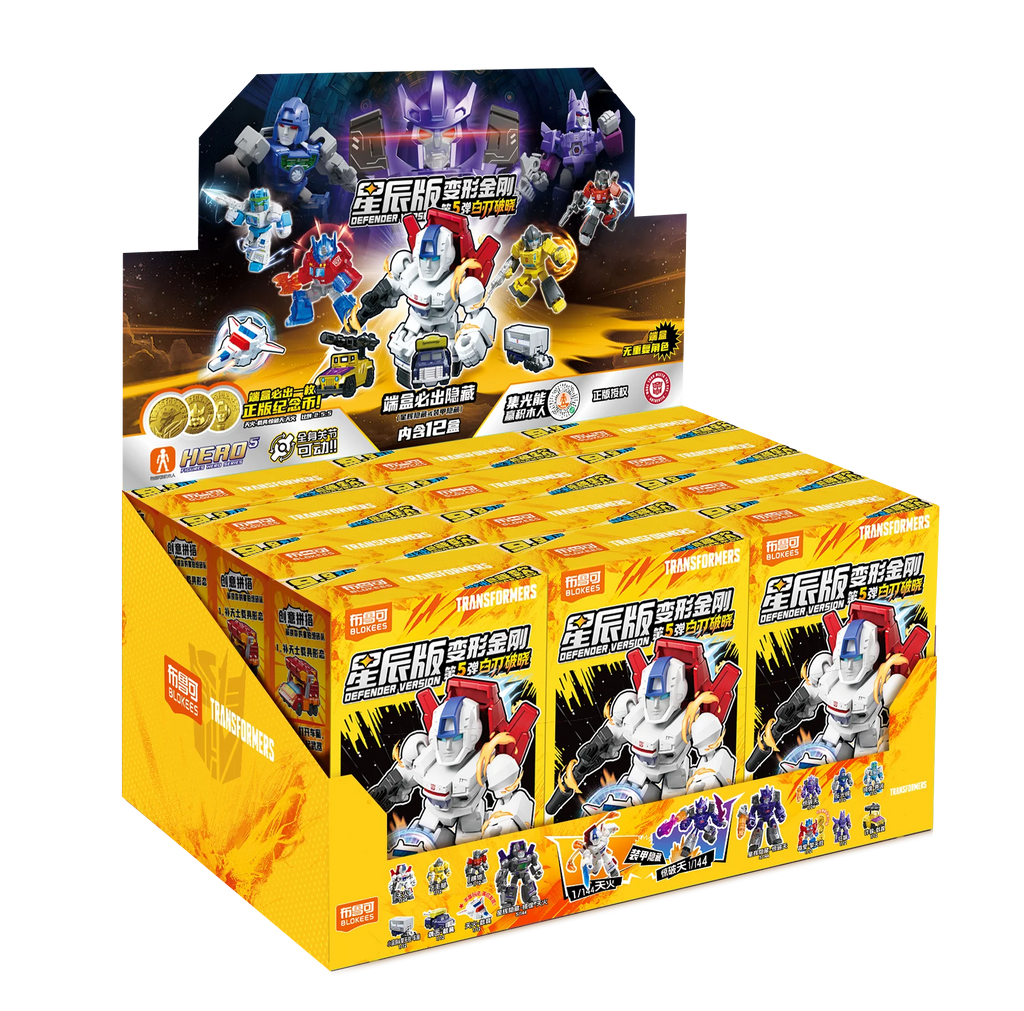 Hot Blokees Anime Figure transformers De Fender Version 1/2/3/4/5 OPTIMUS PRIME Megatron Ironhide Thundercracker Robot Toy Gifts