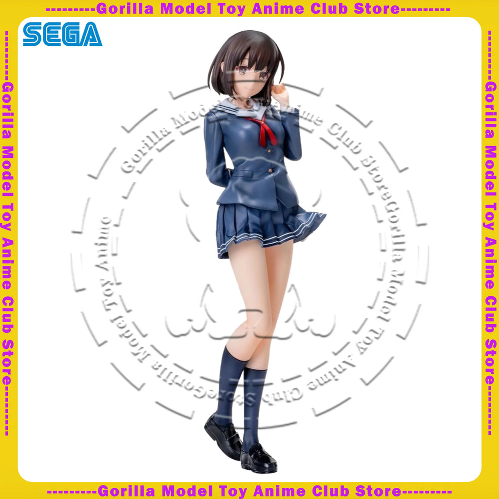 In Stock Original Genuine SEGA Luminasta Megumi Katō Figure Saekano Fine 22cm Anime Statue Japanese Collectible Gift Ornament