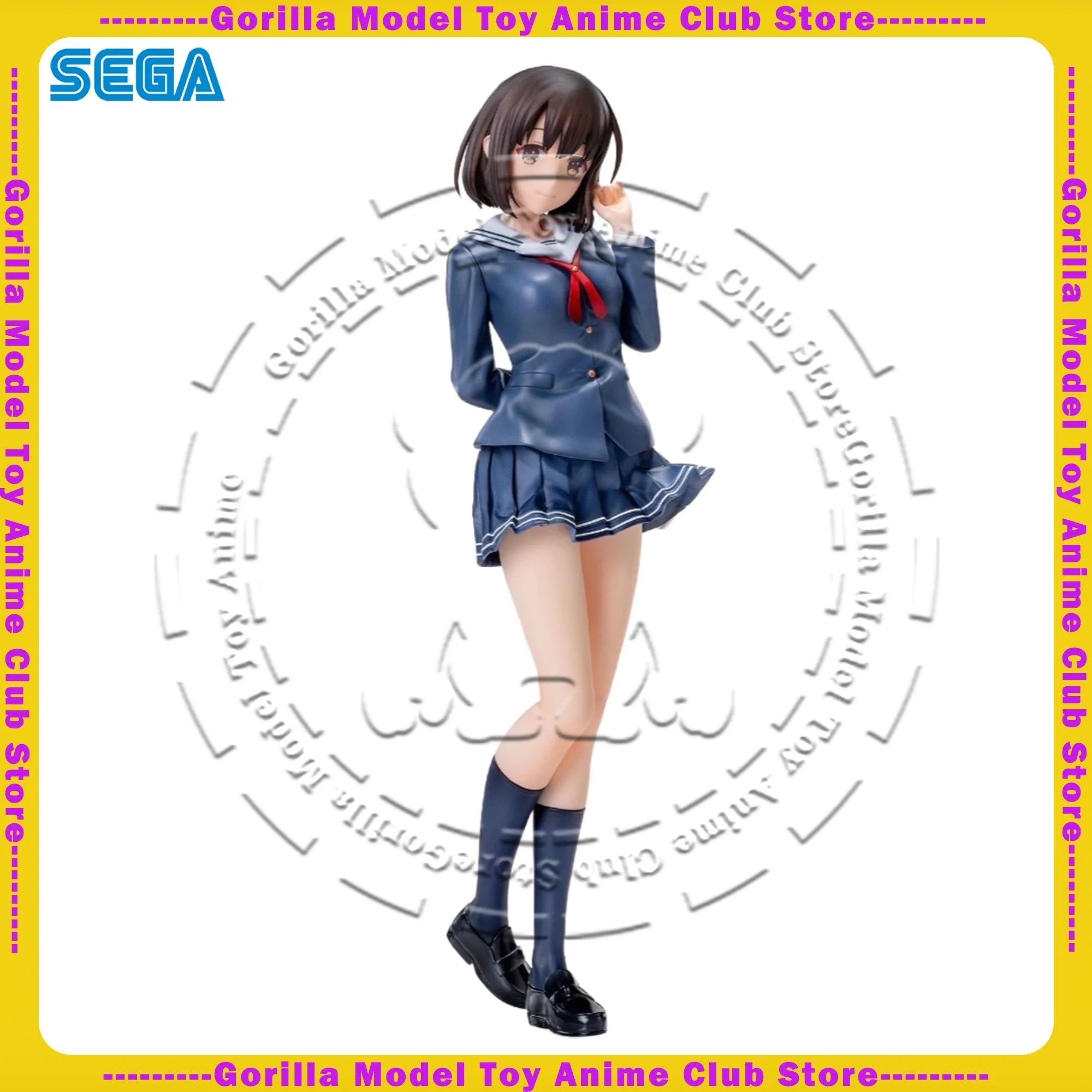 In Stock Original Genuine SEGA Luminasta Megumi Katō Figure Saekano Fine 22cm Anime Statue Japanese Collectible Gift Ornament