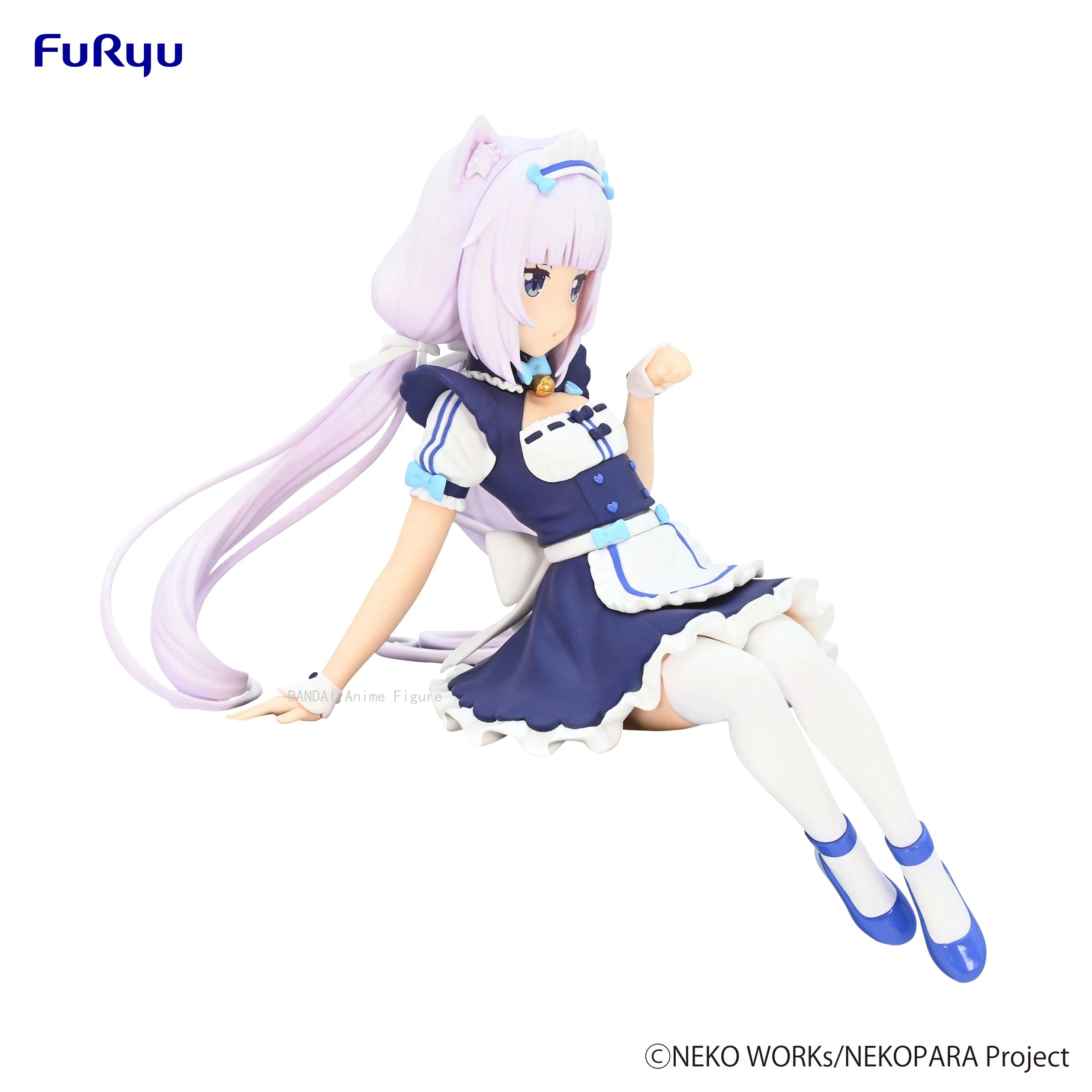 In Stock Original Anime Figures Nekopara Noodle Stopper Figure Vanilla PVC Figure Model Collection Birthday Gift 14cm Ornaments