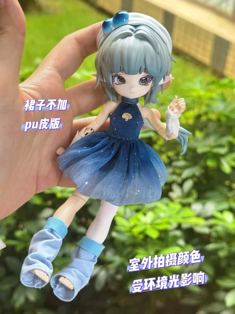 Original 1/12 Bjd Blind Box Mushroom Fungus Series Joint Movable Exquisite Desktop Action Figure Collectible Gifts Pre-Sale