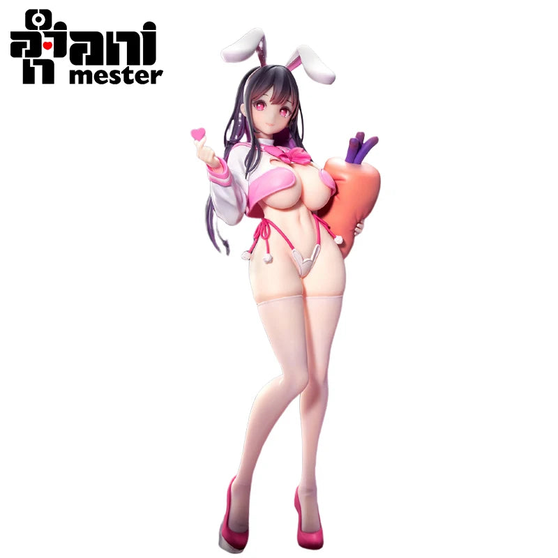 Genuine Original AniMester JK Bunny Girl Uno Sakura Love Injection 1/6  Action Figure PVC 29CM Collectible Model  Ornament Gift