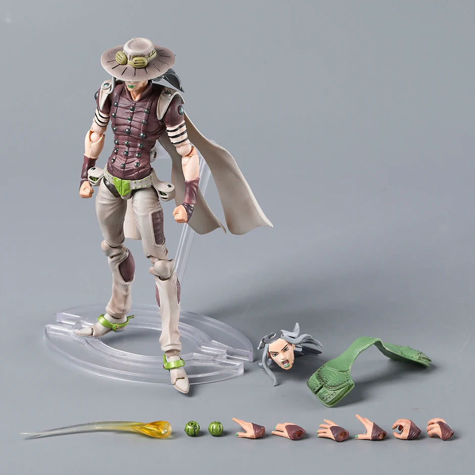 SAS Steel Ball Run Gyro Zeppeli Third Action Figure Model Gift Collectible Figurine