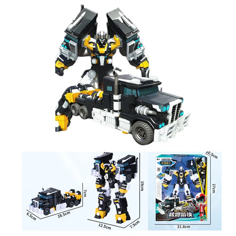 New Korea Tobot Transformation Robot Anime Cartoon Tobot Brothers Deformation Car Action Figure Large Vehicle For Child Gifts