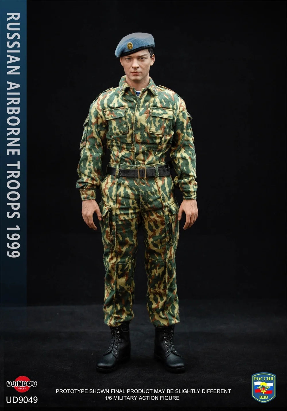 UD9049 Scale 1/6th The Russian Soldier in The Year 1999 Full Set Moveable Action Figure Toys Model About 12" For Fans Collect