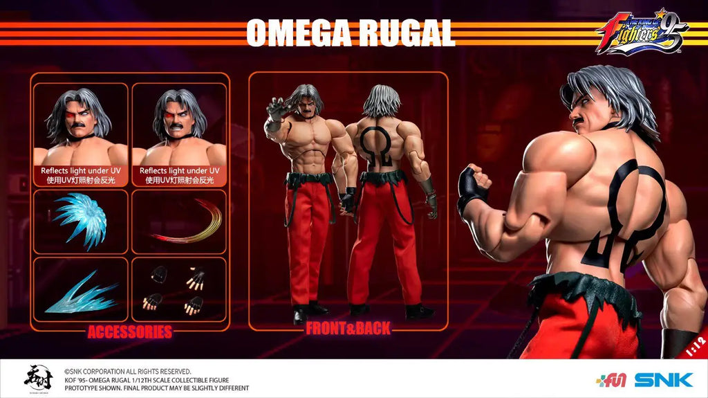 Tunshi Studio The King Ts-015 SHF 97 Sun God Orochi Rugal 1/12 Scale Poseable Action Figure Collectible Game Peripherals Model