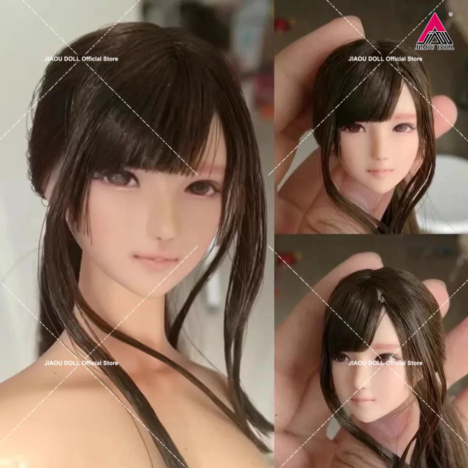 Customized Obitsu 1/6 Scale Beauty Gir Head Sculpt Fit 12'' Female Soldier PH UD LD Action Figure Body Dolls Toy