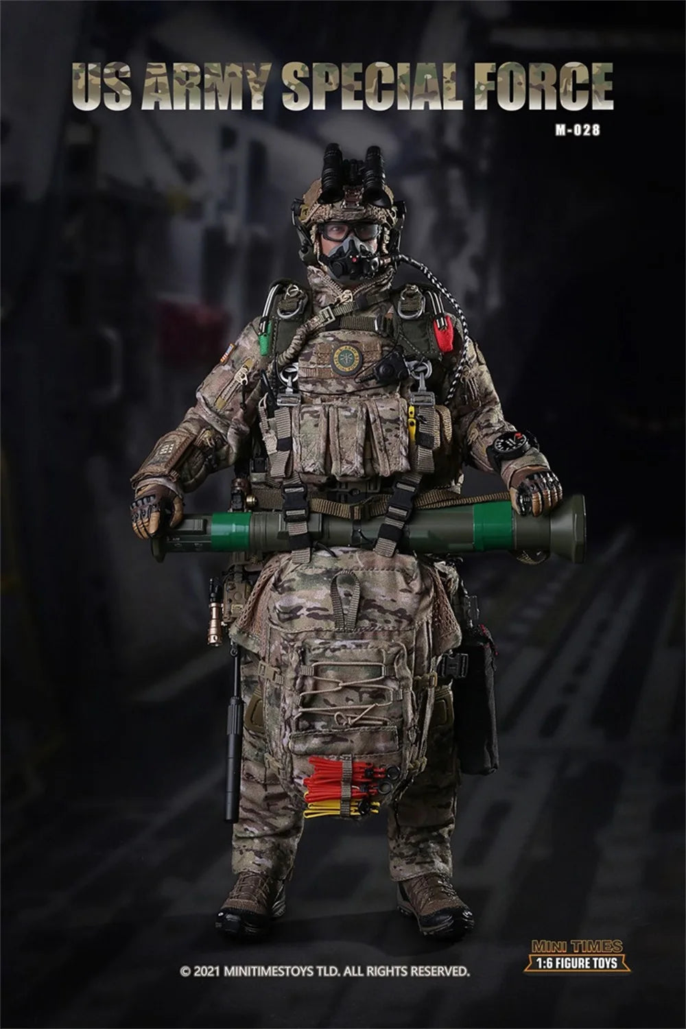 1/6 Minitimes M028 U.S. Army Special Forces  Jump  Full Set Moveable Action Figures Gift For Fans Collectable