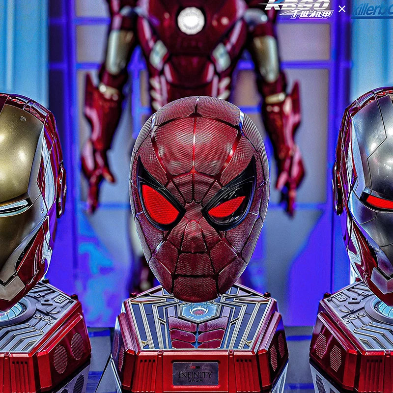 Killerbody Bluetooth Anime Mask Headset Iron Spider Man Collectible Model Toy Chinese Original Design Robot Helmet Action Figure