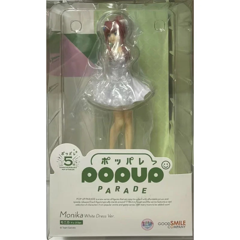 Original GSC POP UP PARADE Monika White Dress ver. In Stock Anime Action Figures Model Toys